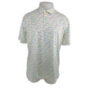 Peter Millar Summer Comfort Truly Seltzer Limited Edition Golf Polo Size L NWOT